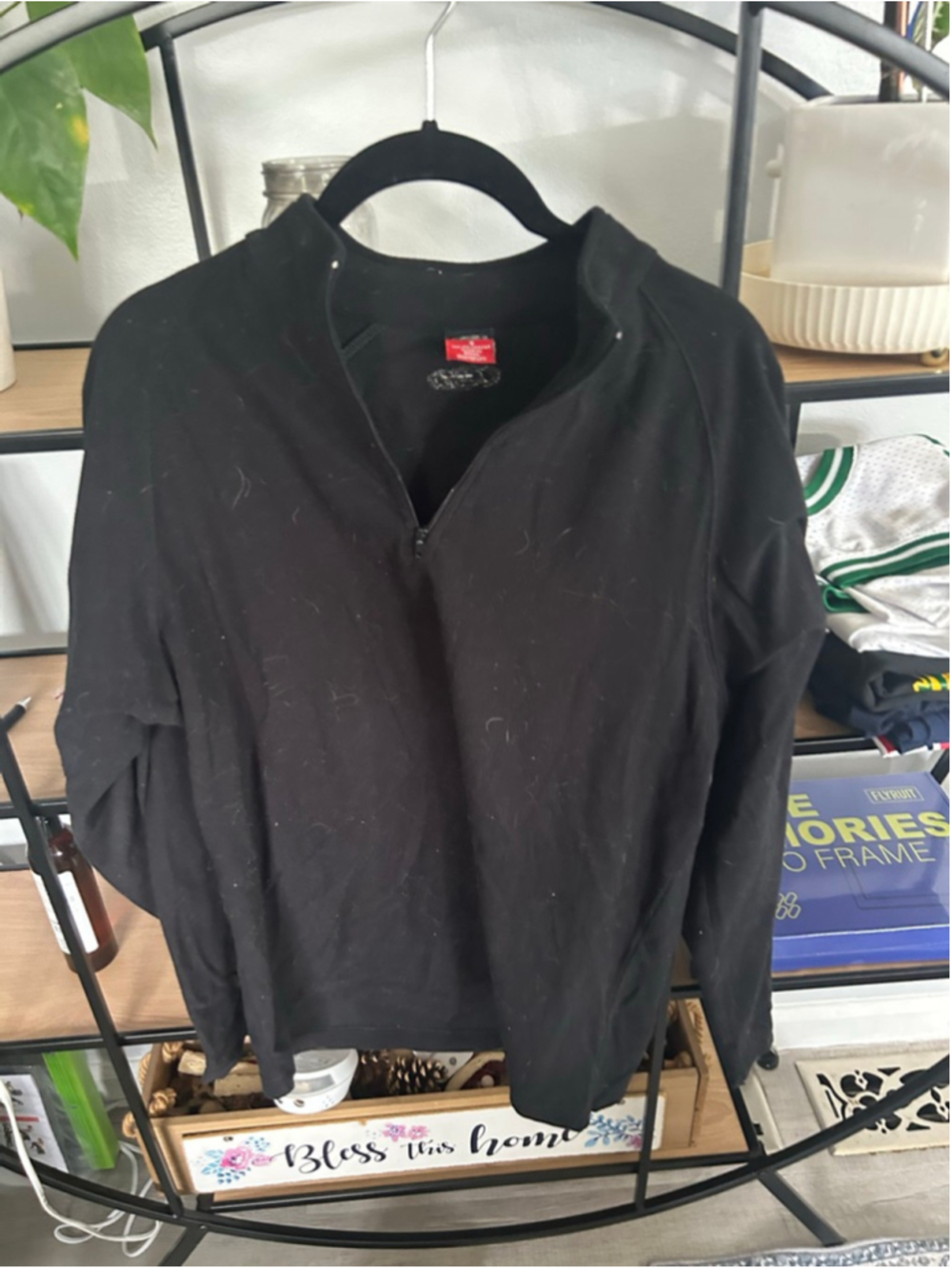 Women's Structure Sport Black Long Sleeve Tee S